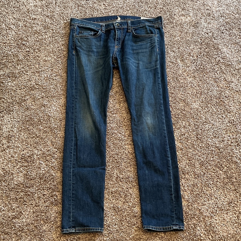 rag & bone Dark Blue Slim Jeans